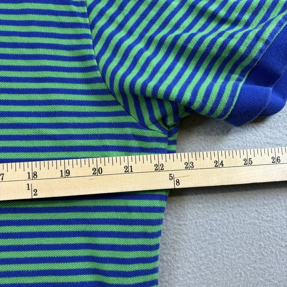 Polo Ralph Lauren  Lot Of 2 Men's L Striped Polo Shirts Cotton Preppy